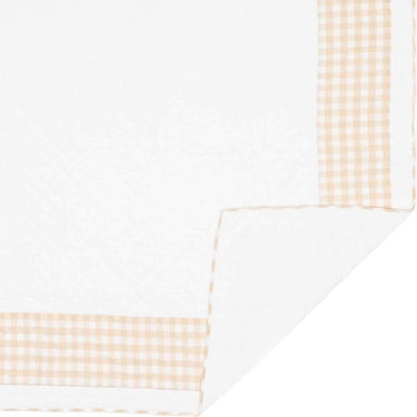 Annie Buffalo Tan Check Twin Quilt 68Wx86L VHC Brands - The Fox Decor
